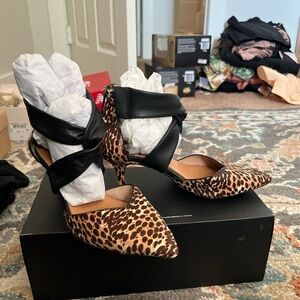 C Leopard and Black Heels